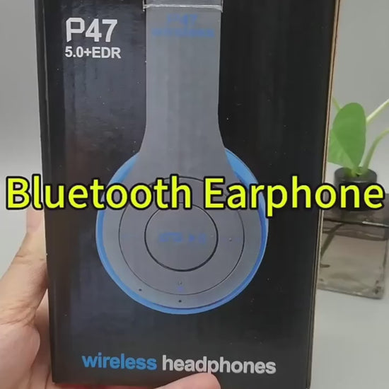 P47 Wireless Bluetooth Headphones – Unboxing & Sound Test! 🎧🔥