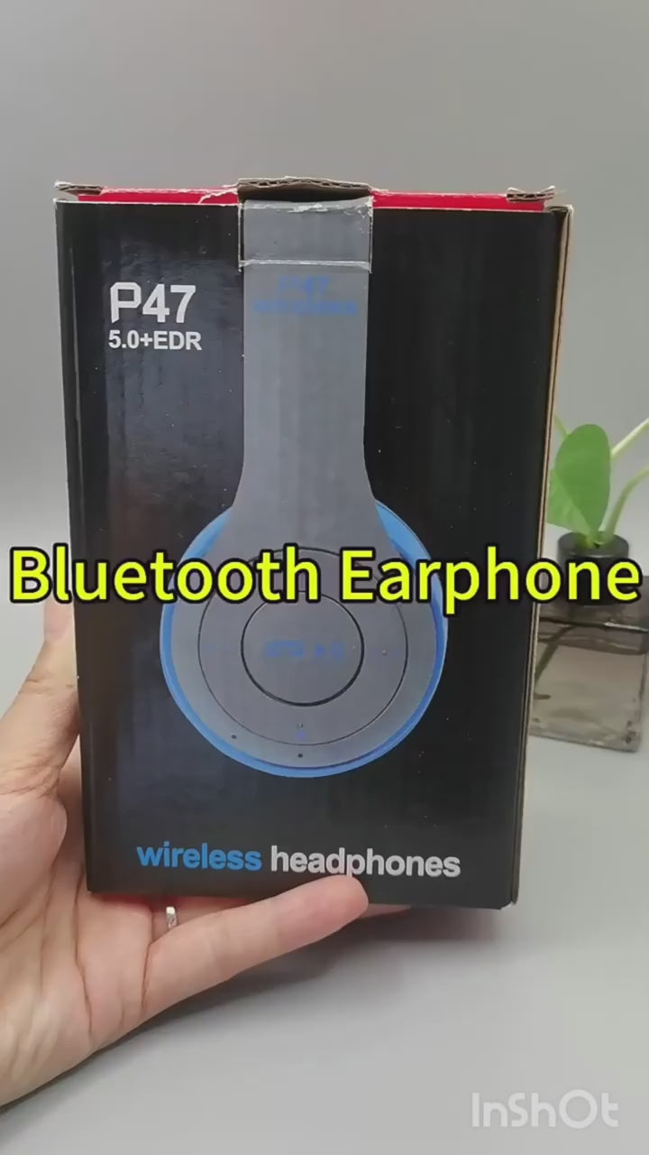 P47 Wireless Bluetooth Headphones – Unboxing & Sound Test! 🎧🔥